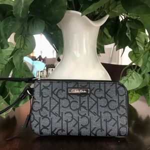 Black Calvin Klein wristlet